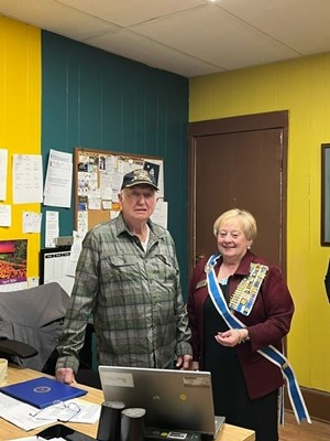 Ceremony for MA VVA Chap.65 by MA First Resistance, Contentment, Betty Allen, Mercy Warren NSDAR.  